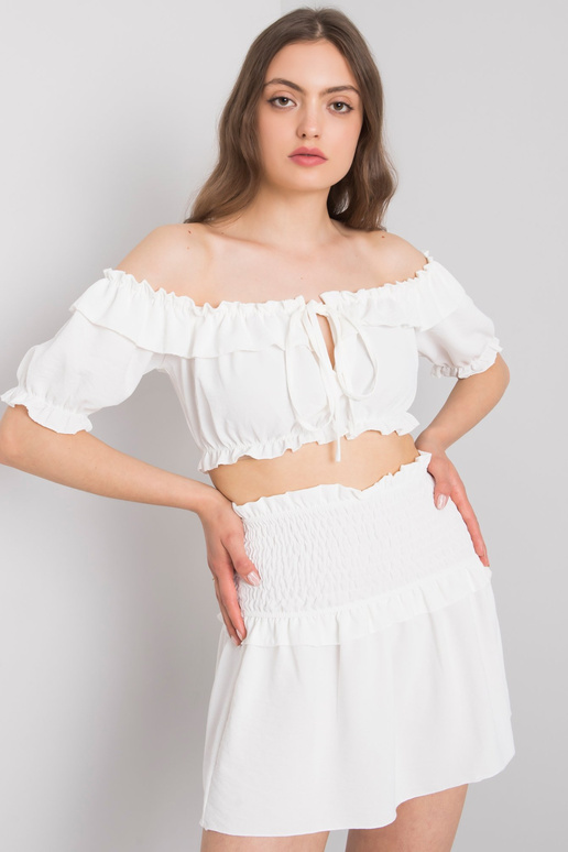 Balti mini svārki Joanna OCH BELLA