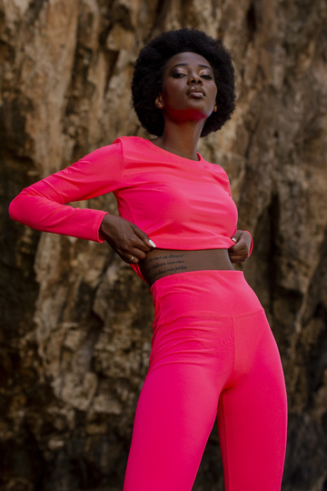 Fluo rozā sporta komplekts... 2