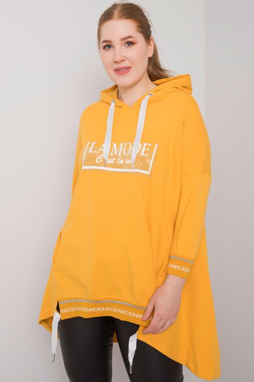 Tumši dzeltens kapucis ar Belina...