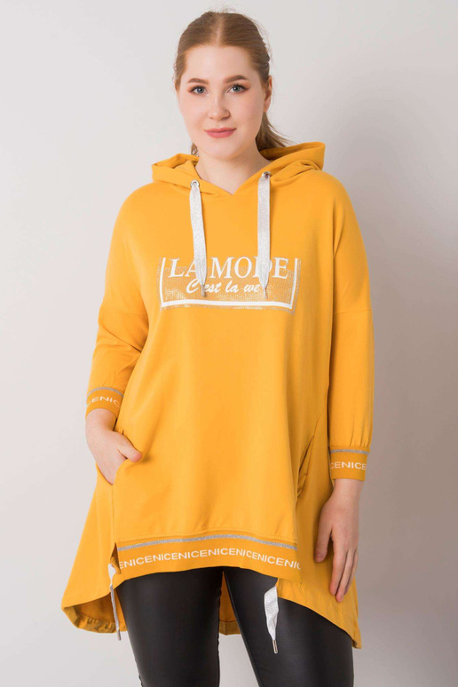 Tumši dzeltens kapucis ar Belina...