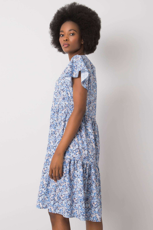 Zila volānu kleita Genevieve RUE PARIS Zila volānu kleita Genevieve RUE PARIS