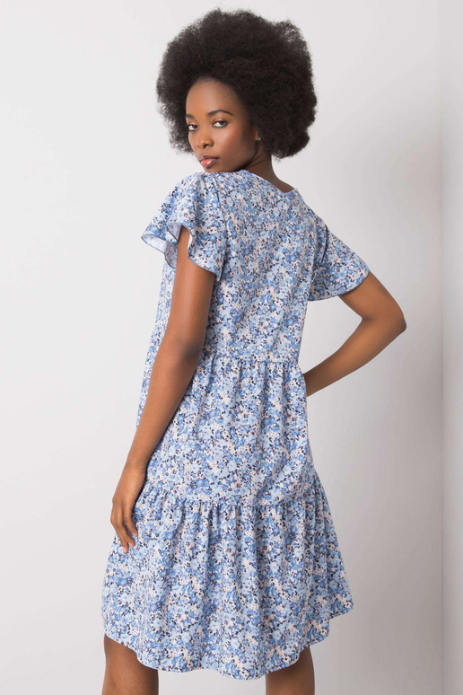 Zila volānu kleita Genevieve RUE PARIS Zila volānu kleita Genevieve RUE PARIS