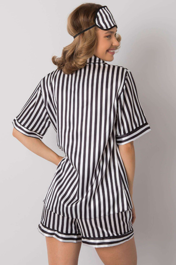 Melnbalts svītrains...