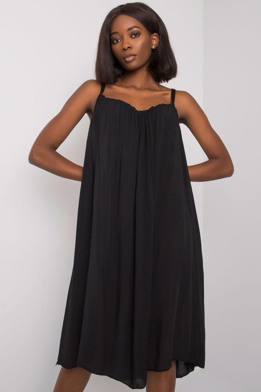 Melna kleita ar lencītēm Polinne OCH...