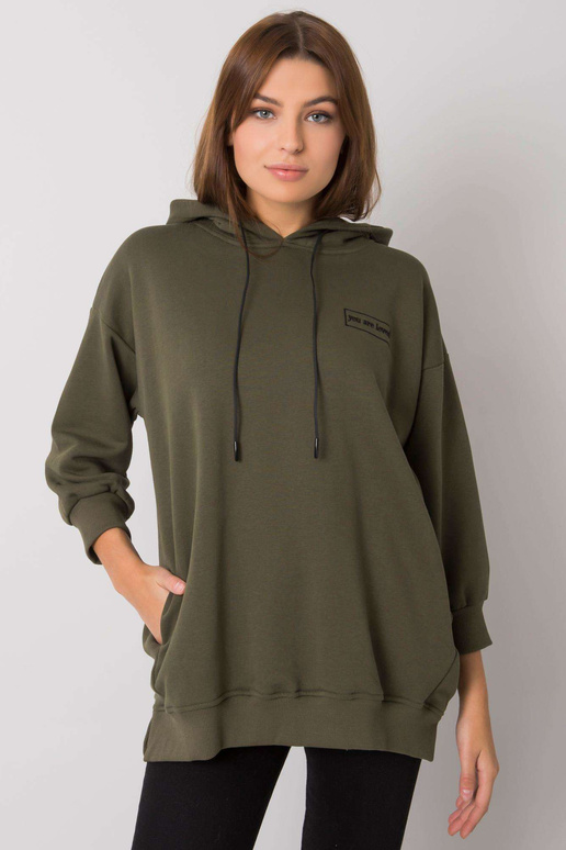 Haki krāsas sporta krekls ar kabatām... Haki krāsas sporta krekls ar kabatām...