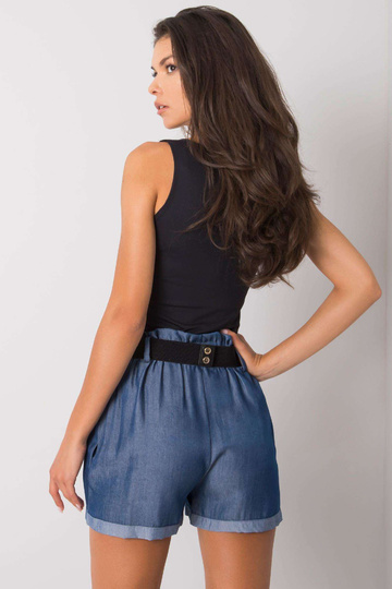 Tumši zili šorti ar svītru... 2