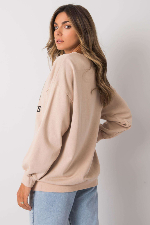 Bēšs sporta krekls ar Karis apdruku