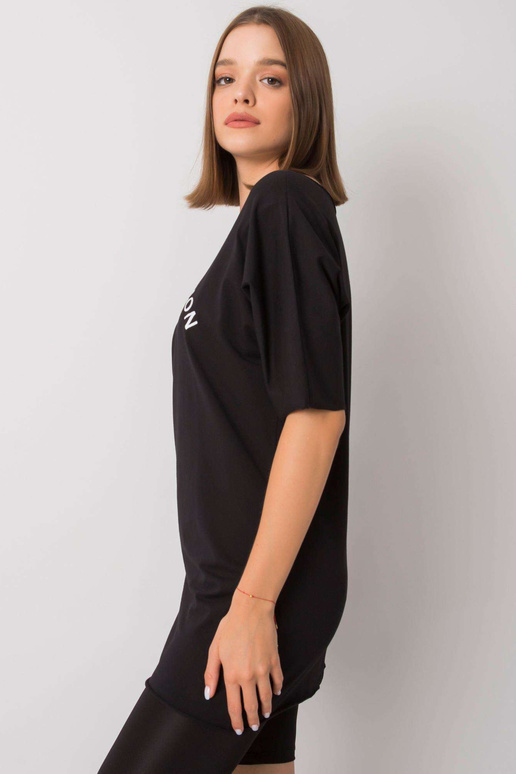 Aviana melna ikdienas blūze