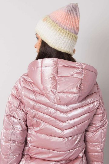 Zaļā un persiku beanie ombre 2