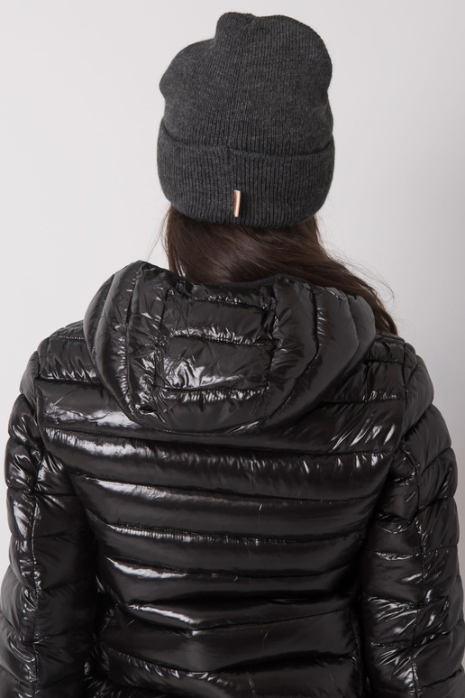 Tumši pelēka sieviešu cepure