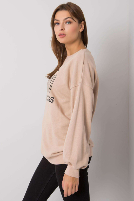 Bēšs sporta krekls ar Basile apdruku