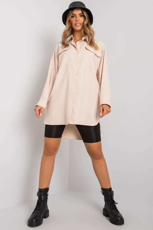 Edvīna bēšais garais krekls