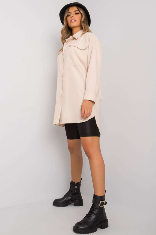 Edvīna bēšais garais krekls