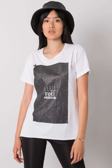 Balts T-krekls Mēness 2