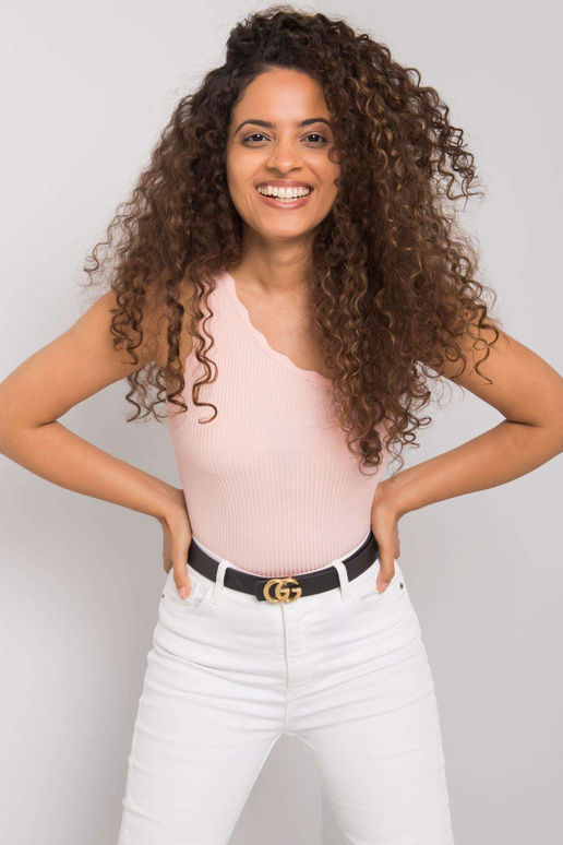 Gaiši rozā Haisley viena pleca tops