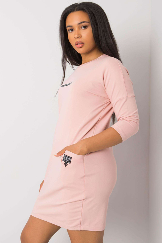 Netīri rozā liela izmēra kleita ar...