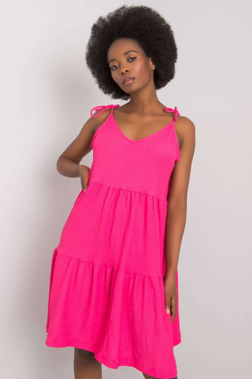 Rozā volānu kleita Manon...