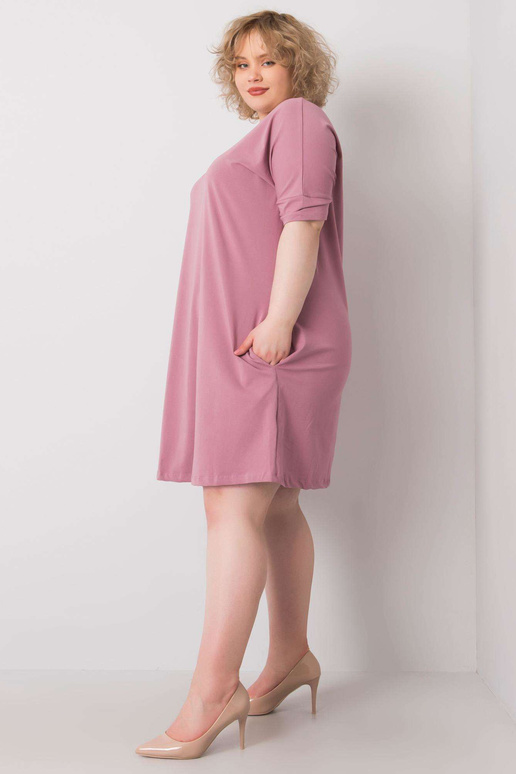 Bellamy liela izmēra netīri rozā kleita