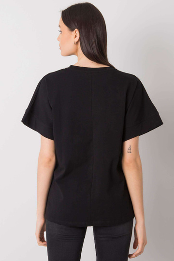 Melns T-krekls ar apdruku...