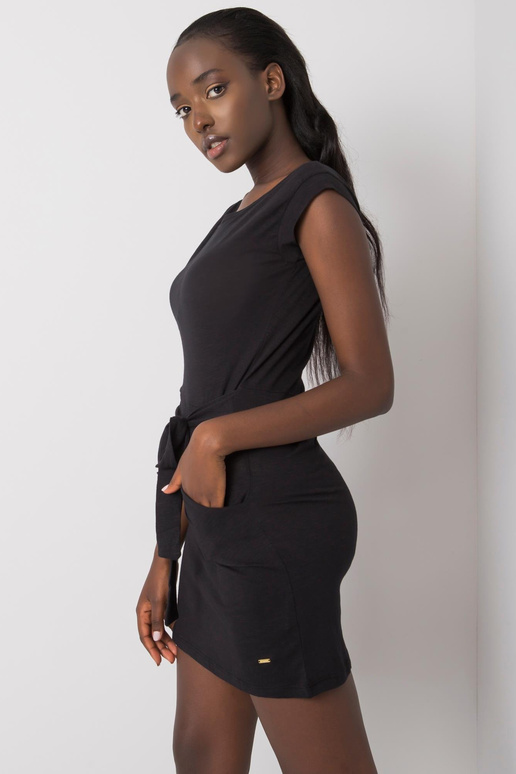 Melna kleita Letitia DON'T KNOW ME Melna kleita Letitia DON'T KNOW ME