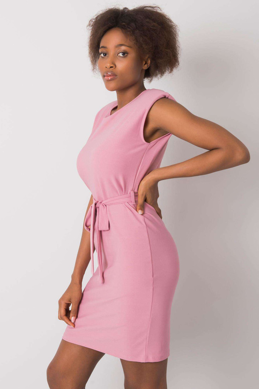 Rozā kleita ar jostu Dimitra RUE PARIS