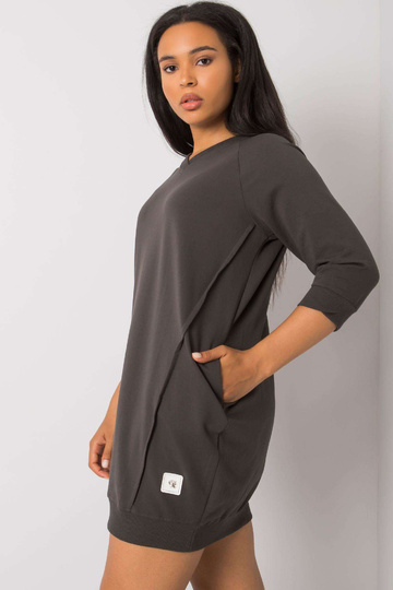 Tumša haki kokvilnas liela...