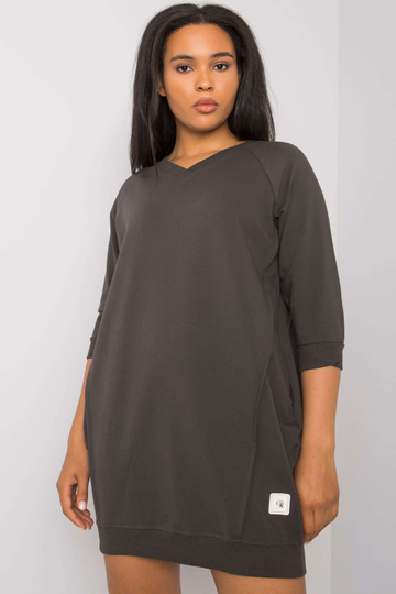 Tumša haki kokvilnas liela... 2