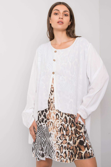 Gracilyn balta brīva kleita