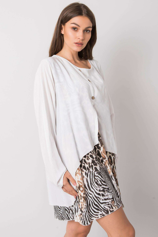 Gracilyn balta brīva kleita