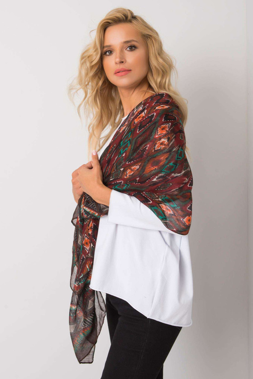 Brūna un zaļa raksta sieviešu strope