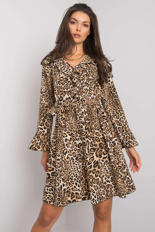 Bēša un melna Bexxley Detty kleita