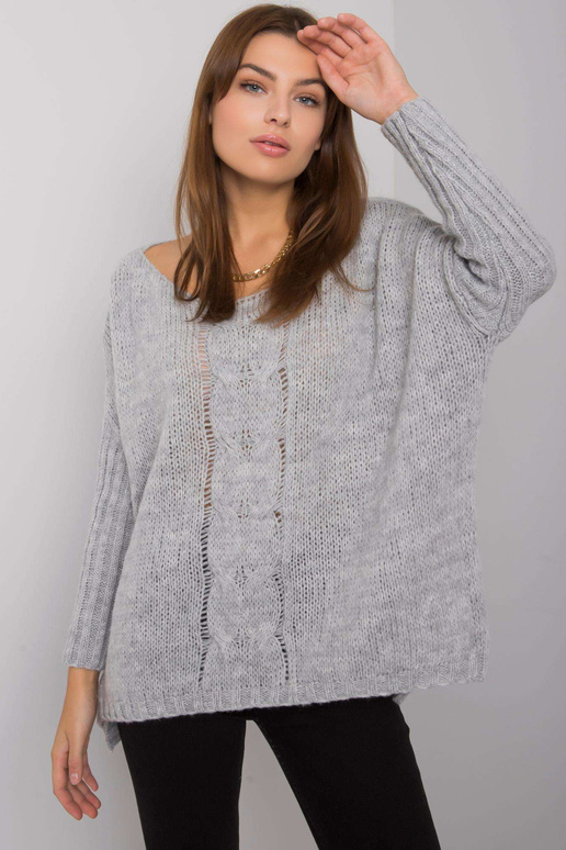 Pelēks brīvs džemperis Tiffianie OCH...