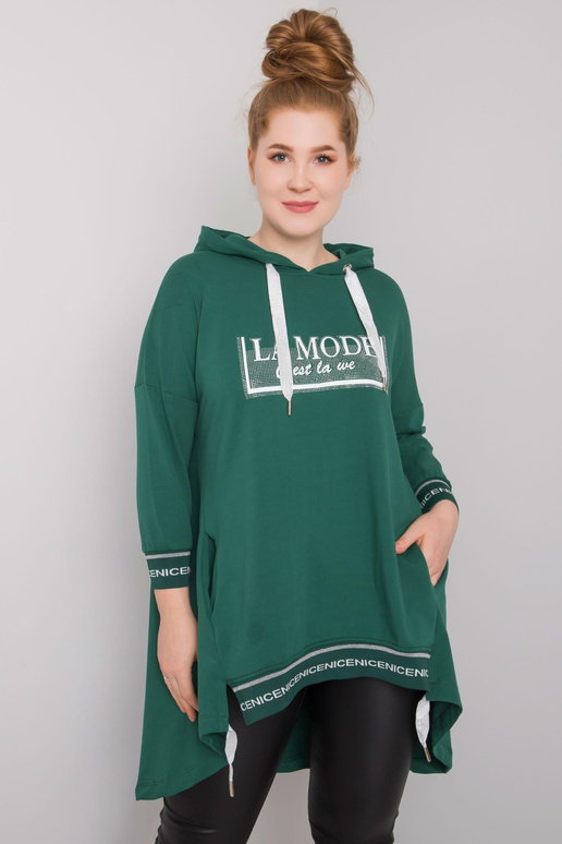 Tumši zaļš sporta krekls ar Belina...