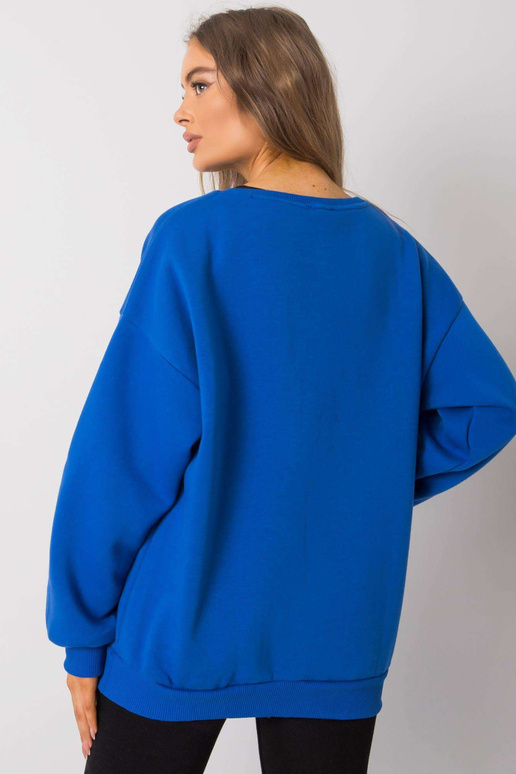 Zils kokvilnas sporta krekls Armelle