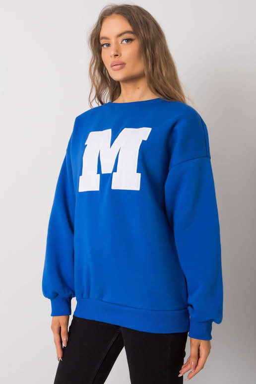 Zils kokvilnas sporta krekls Armelle