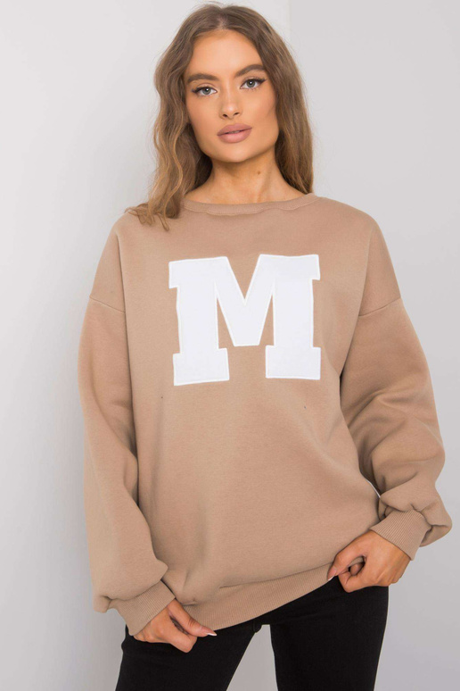 Bēšs kokvilnas sporta krekls Armelle