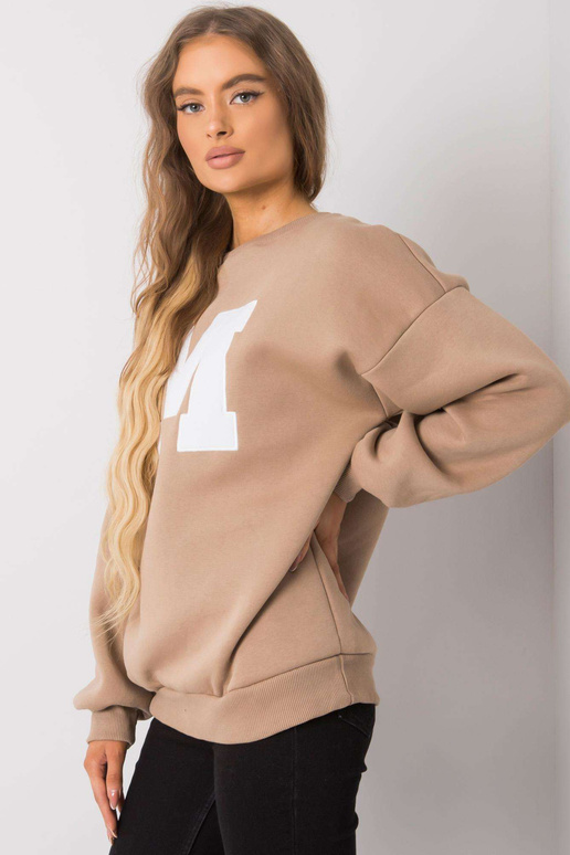 Bēšs kokvilnas sporta krekls Armelle