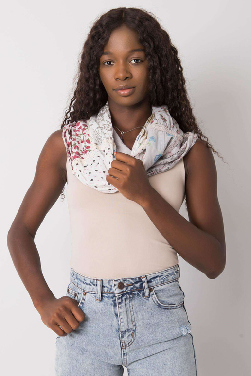 Pelēka kokvilnas strope ar apdruku