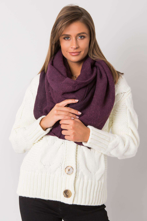 Violeta trikotāžas šalle