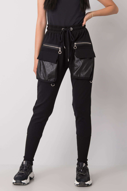 Reičelas melnās sporta bikses