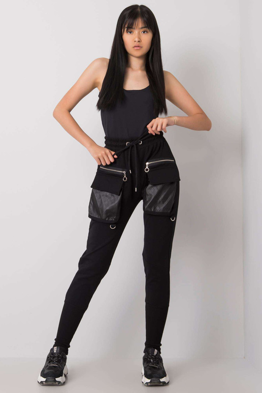 Reičelas melnās sporta bikses