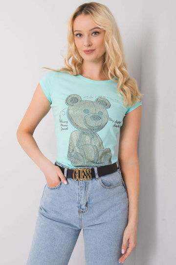 Piparmētru t-krekls ar...