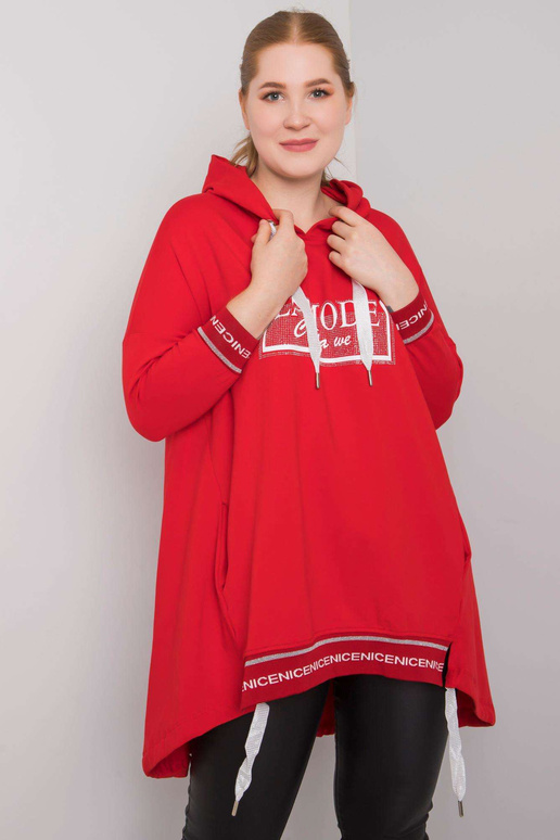 Sarkans sporta krekls ar Belina...