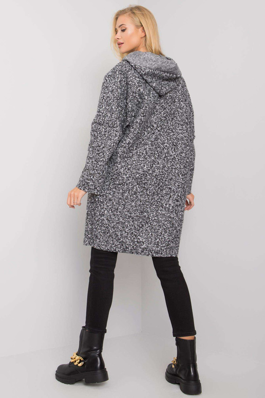 Pelēks mētelis ar kapuci Cordelia OCH...