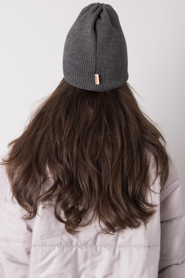 Tumši pelēka sieviešu cepure