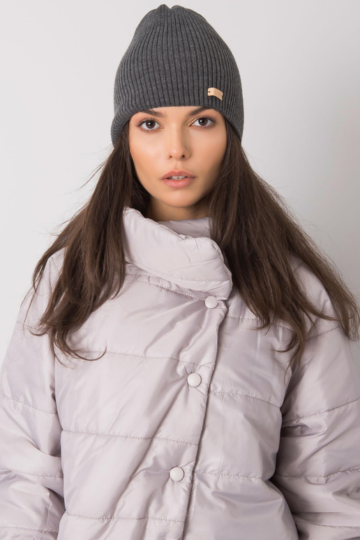 Tumši pelēka sieviešu cepure