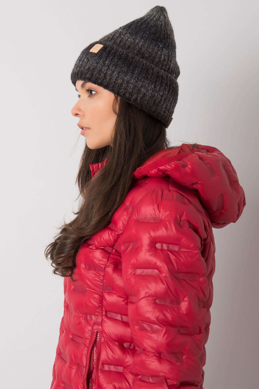 Melns un pelēks beanie ombre