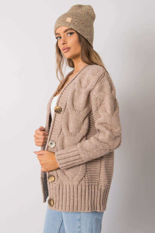 Bēša un dzeltena sieviešu cepure RUE...