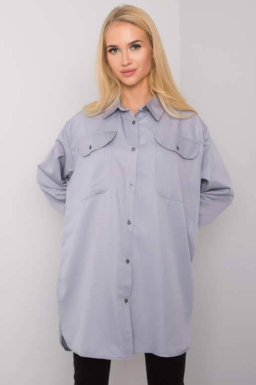 Pelēks liela izmēra Cathy krekls