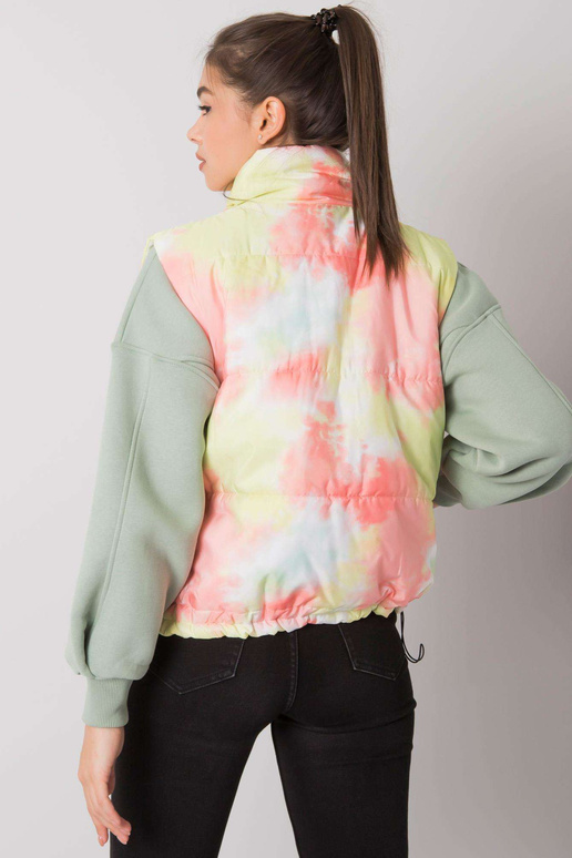 Dzeltena un oranža stepēta sieviešu...